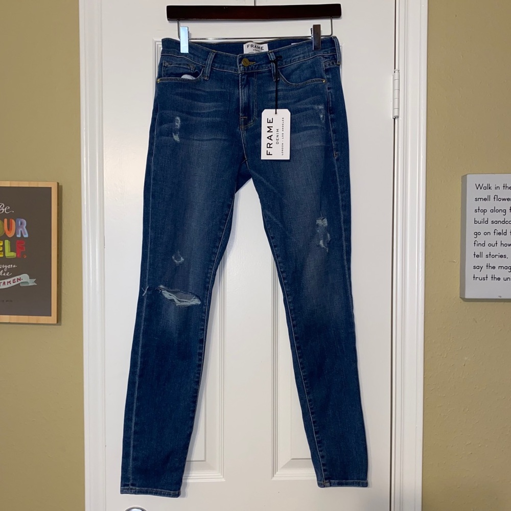 NWT FRAME Le Skinny de Jeanne Skinny Jeans 28